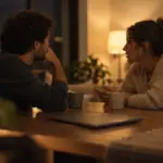 Finanças para casais: dividir as despesas a dois à mesa da sala